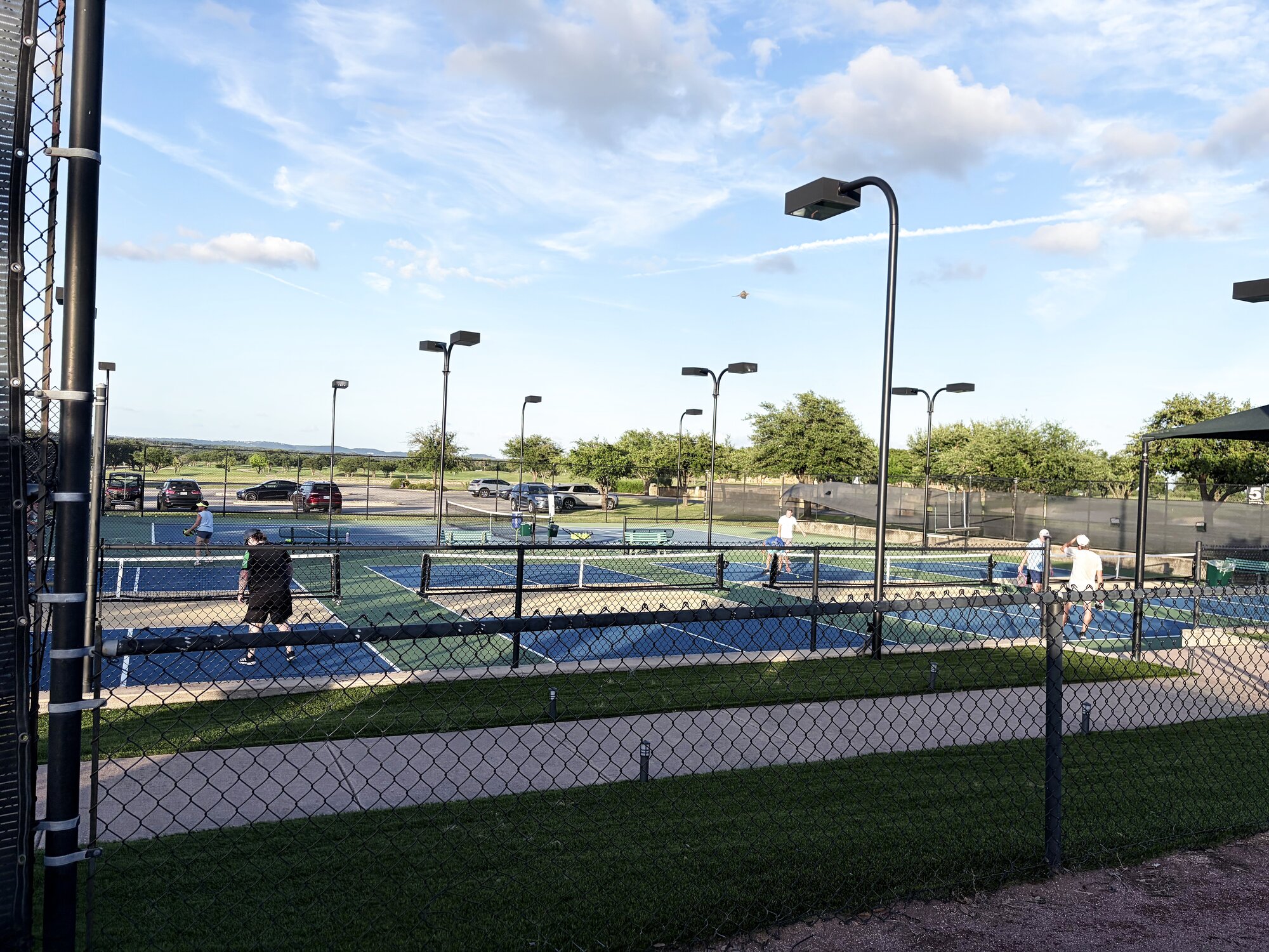 Junior players training at the Lakecliff Racquet Club tennis academy