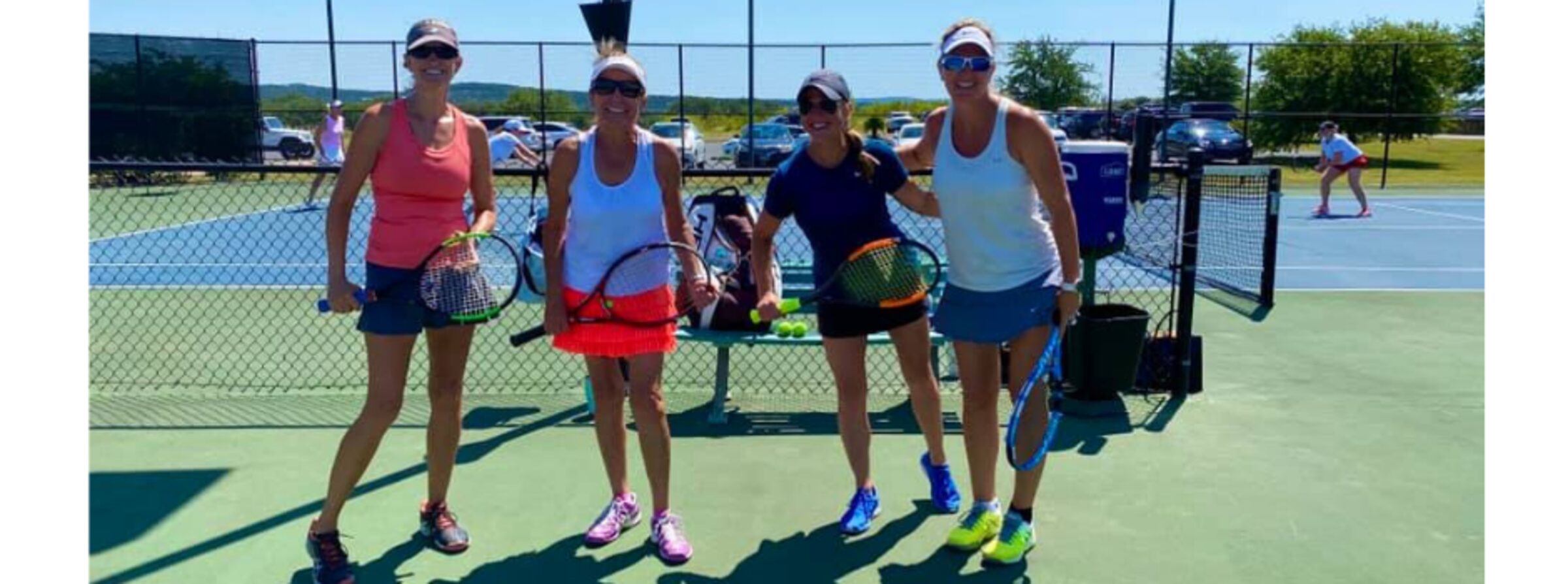 Pickleball players